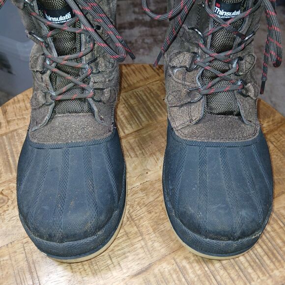 Norti V8 Mens Winter Snow Boots Slip Resistant Outdoor Waterproof Work Sz 8.5 - Picture 6 of 14